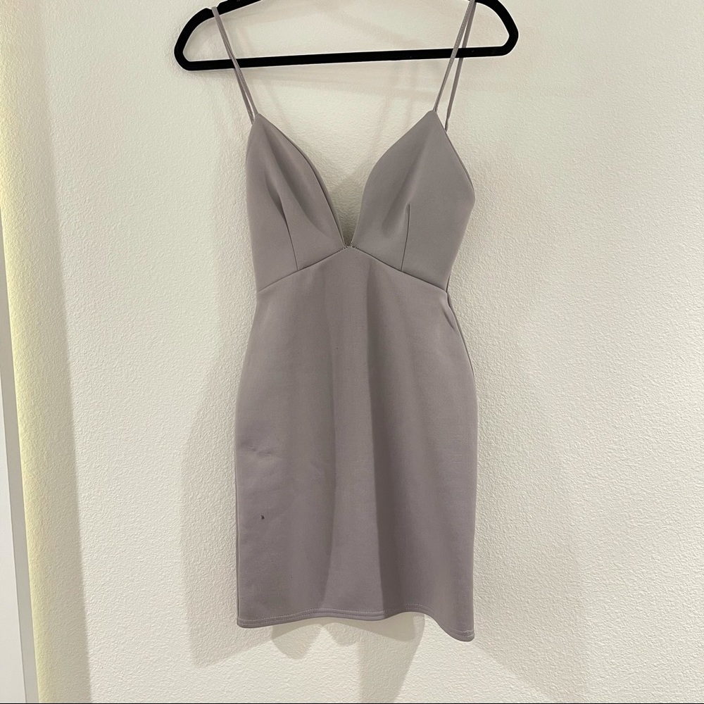 Lilac mini dress